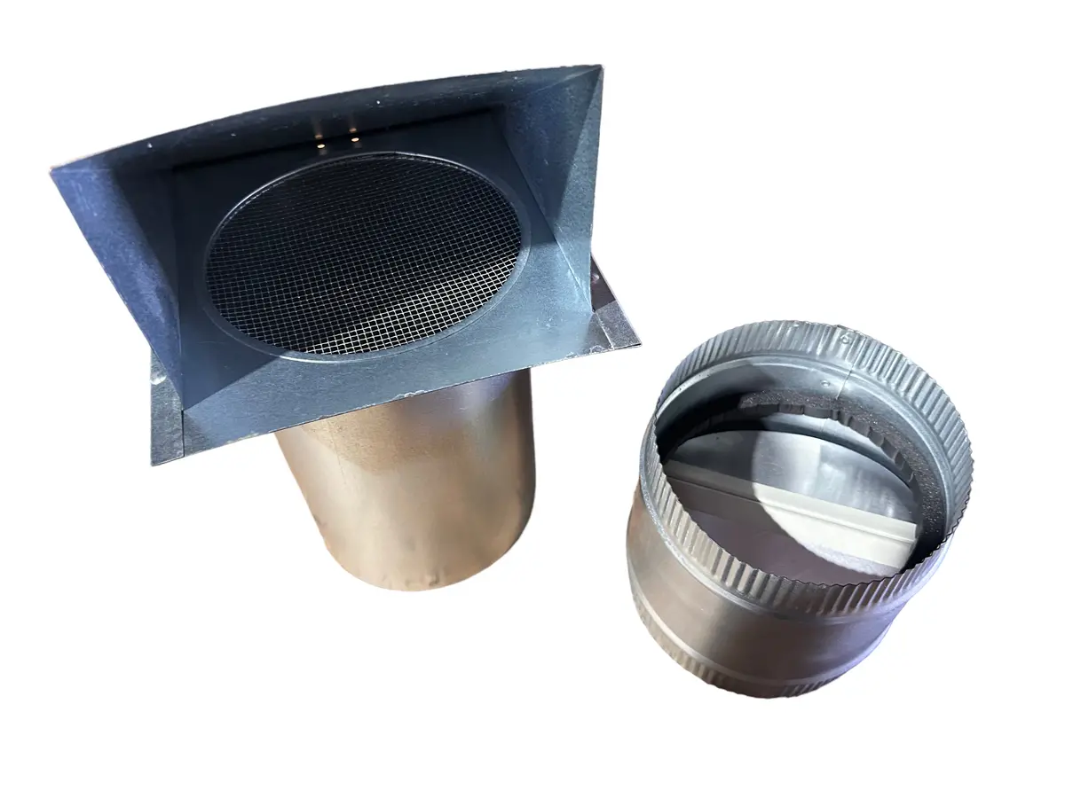 Broan, Bd6, Pressure Relief Damper, W/ Wall Cap, No Collar 1