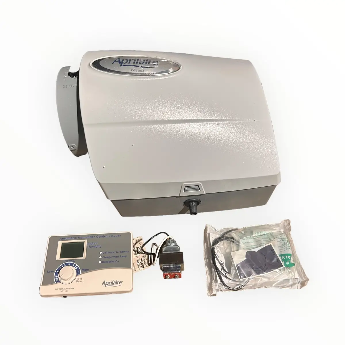 Aprilaire, Model 500M, Automatic Control, Humidifier, Whole House, W/ Manual Humidistat 1