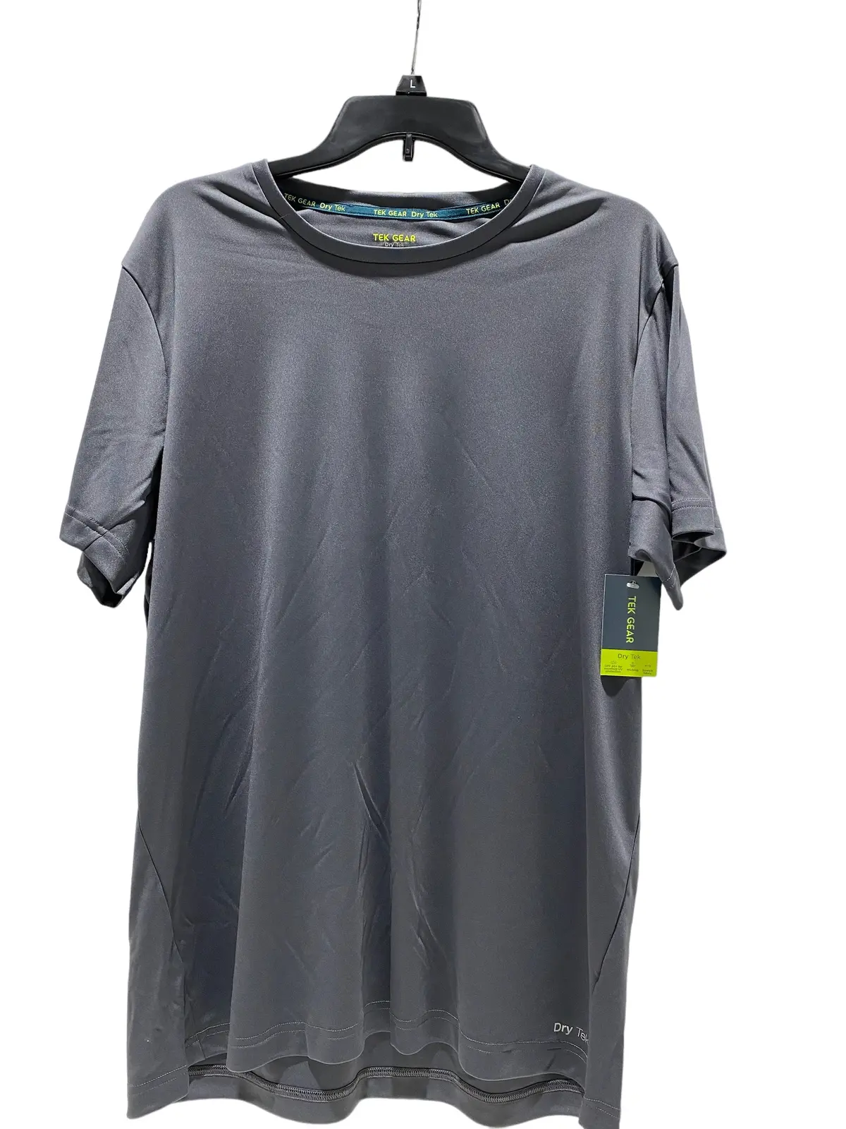 Tek Gear, Dry Tek T-Shirt, Hawk Grey, Mens Size L 1