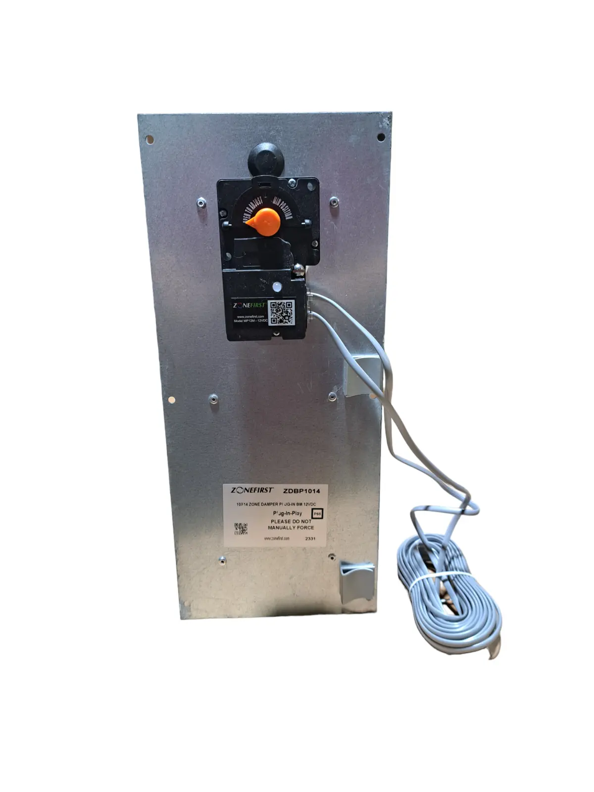 Zonefirst, Zdbp1012, Plug-In-Play, Bottom Mount, Zone Damper 1