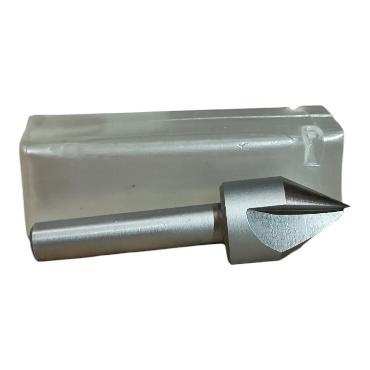 (3 Pack) Production Single Flute High Speed Steel Countersinks 07-030-032 - Length: 2", Shank Diameter: 1/4", Size:1/2" 1