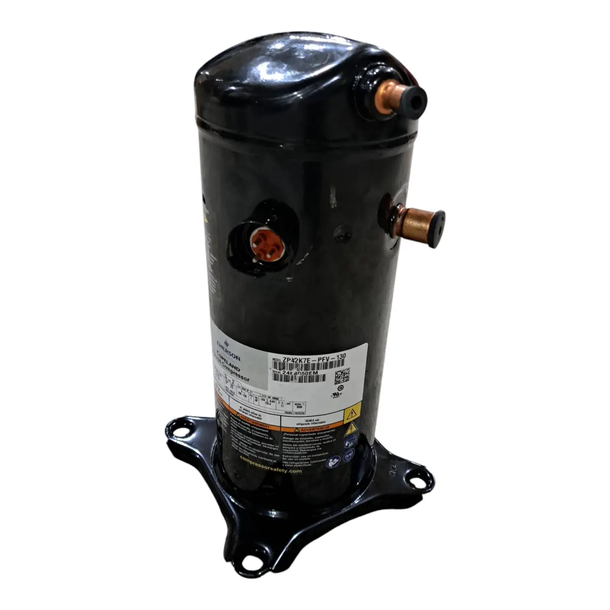 Copeland Scroll, Zp42k7e-Pfv-130, 3.0/3.5 Ton R410a Compressor 1
