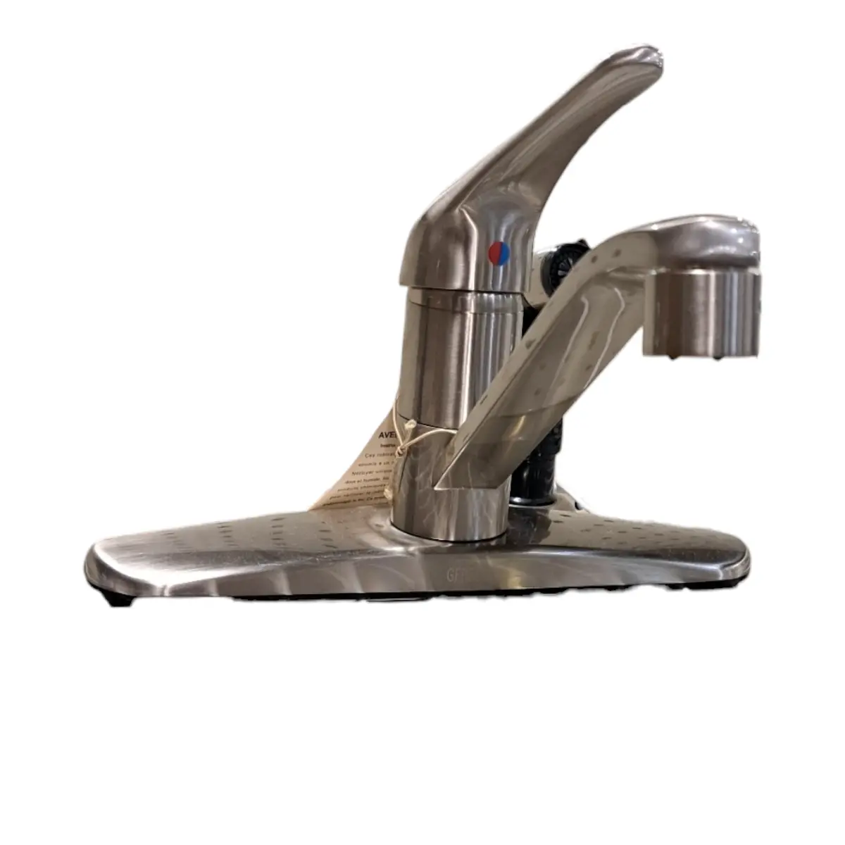 Gerber 40-112-Vp-Ss Maxwell Single Handle Kitchen Faucet With Side Spray 1