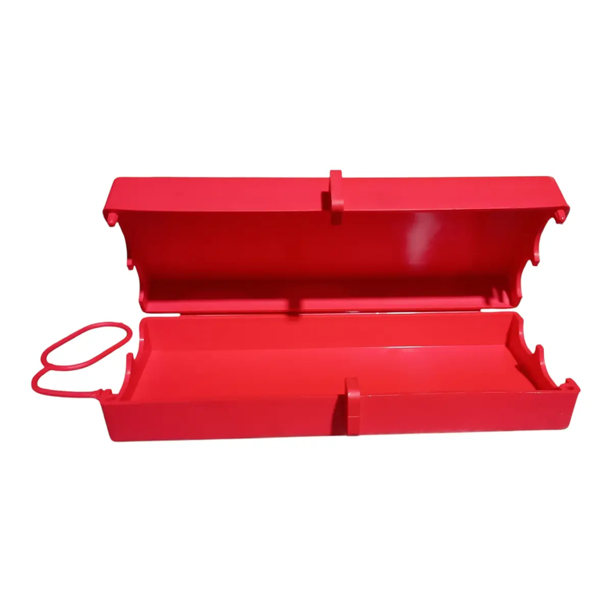 Sb175/350 Lockout Box – Red Safety Device For Electrical Connectors 1