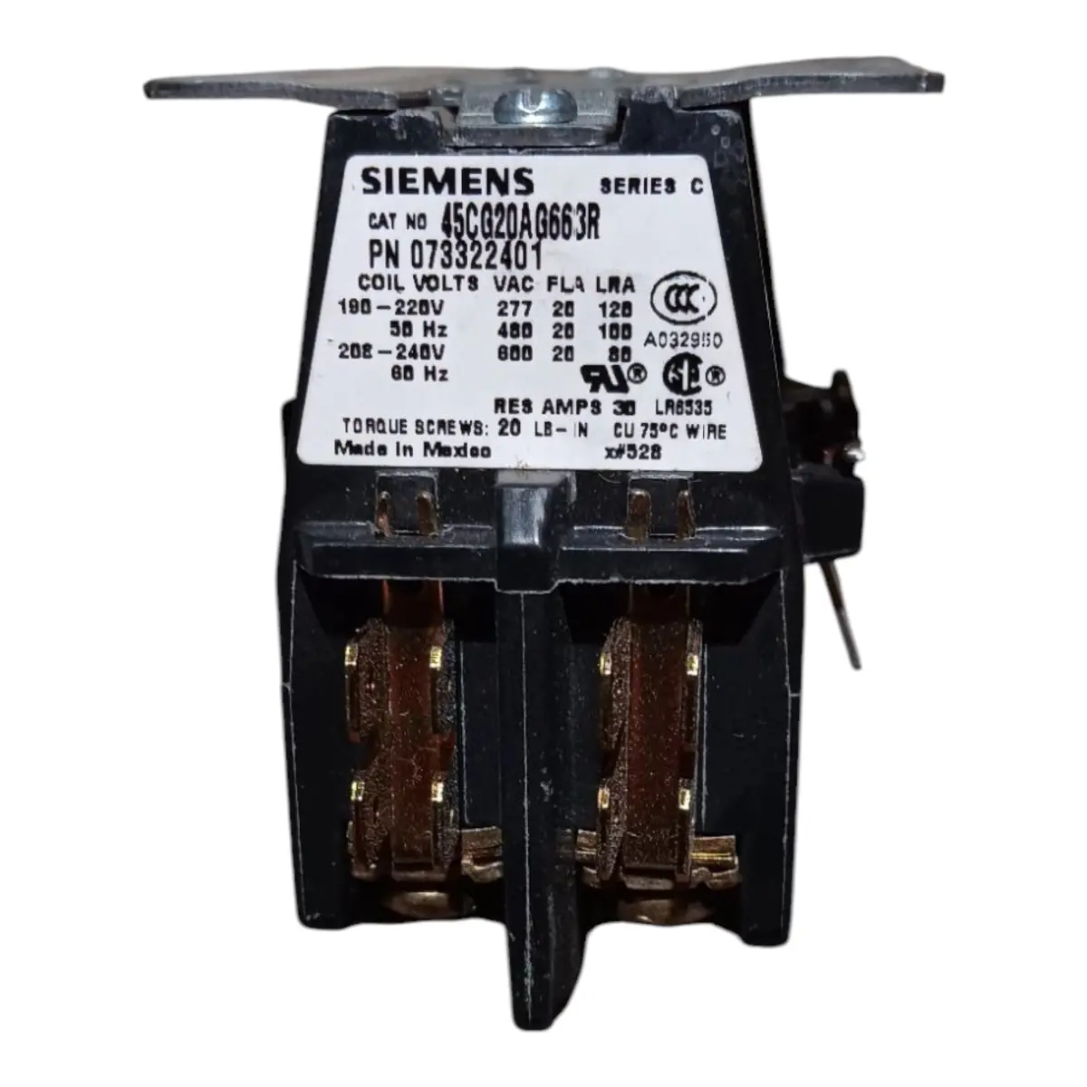 Siemens, 45Cg20ag663r, Contactor 1