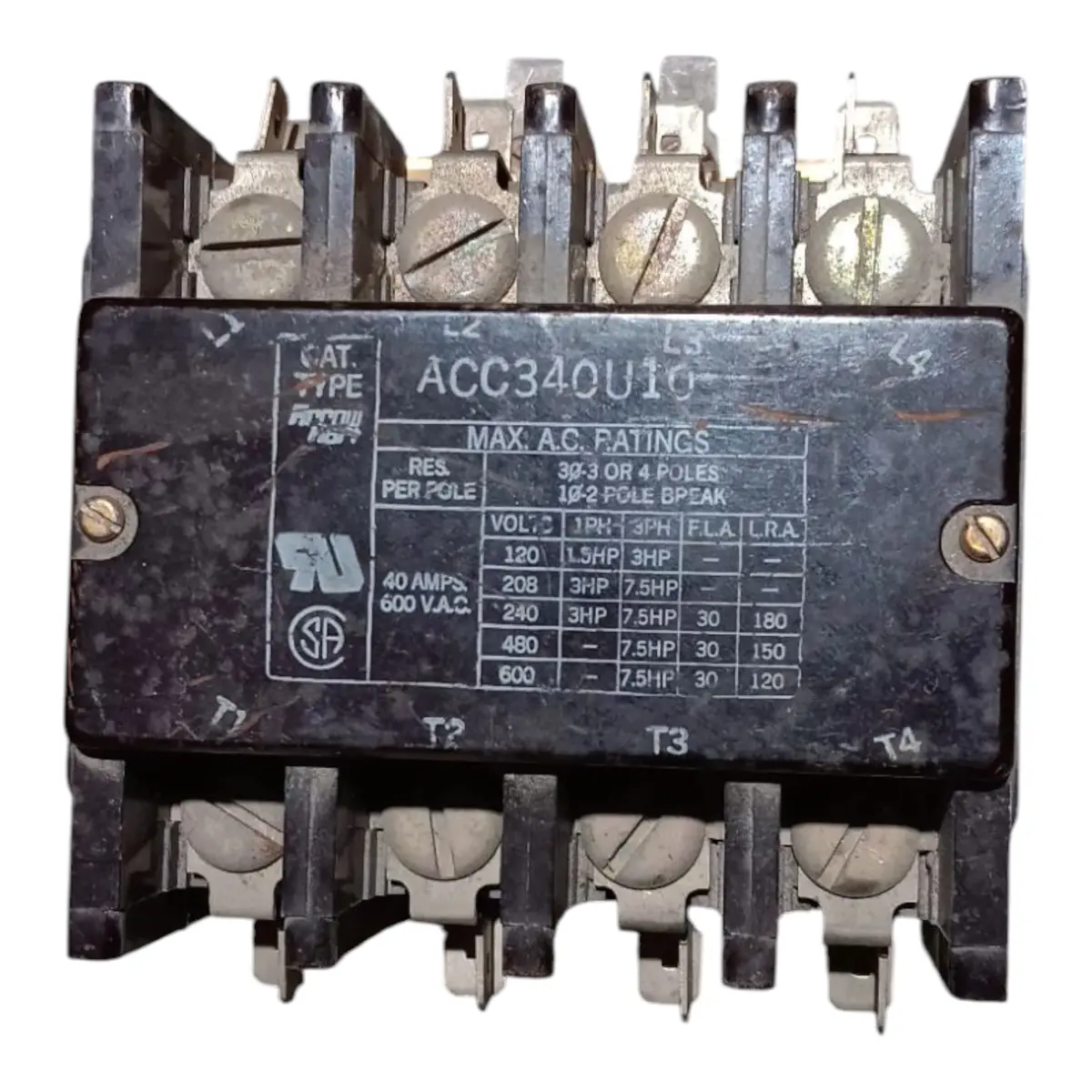 Arrow Hart, Acc340u10, Magnetic Contactor 1