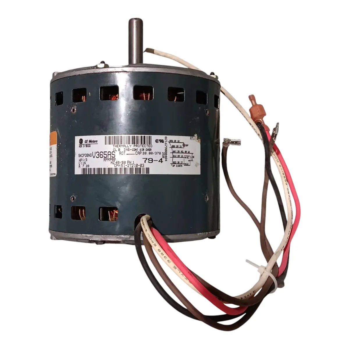 Ge, 5Kcp39ng V365as, 3 Speed, Blower Motor 1