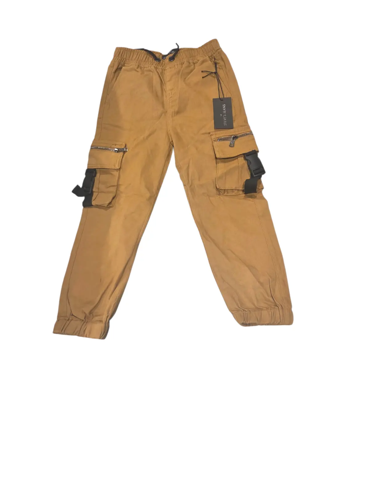 Steve's Jeans, Boys, Cargo Joggers, Tobacco 1