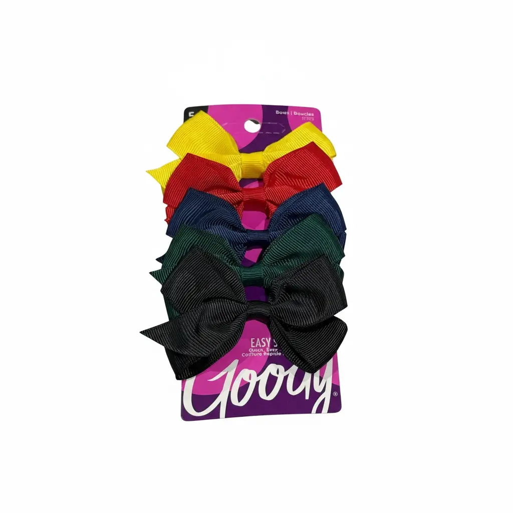 5 Pack Goody Bows Primary Colors 1