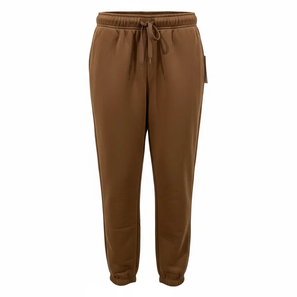 Fit Collection Cocoa Brown Sweat Pants 1