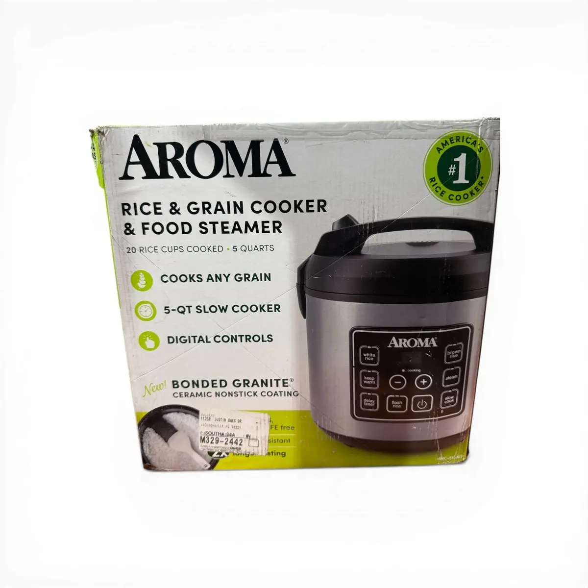 Aroma Rice And Grain And Food Steamer Arc-5100Sbc 1