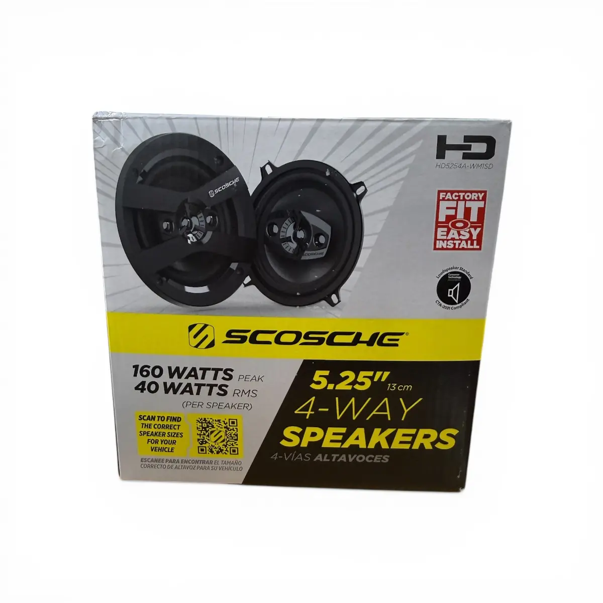 Scosche 5.25 4 Way Speakers 1