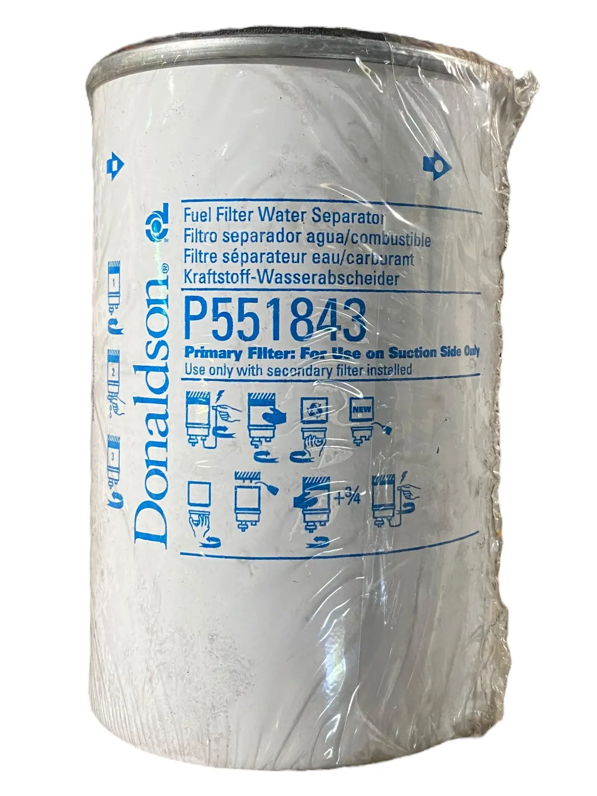 Donaldson, P551843, Spin On, Water Seperator, Fuel Filter 1