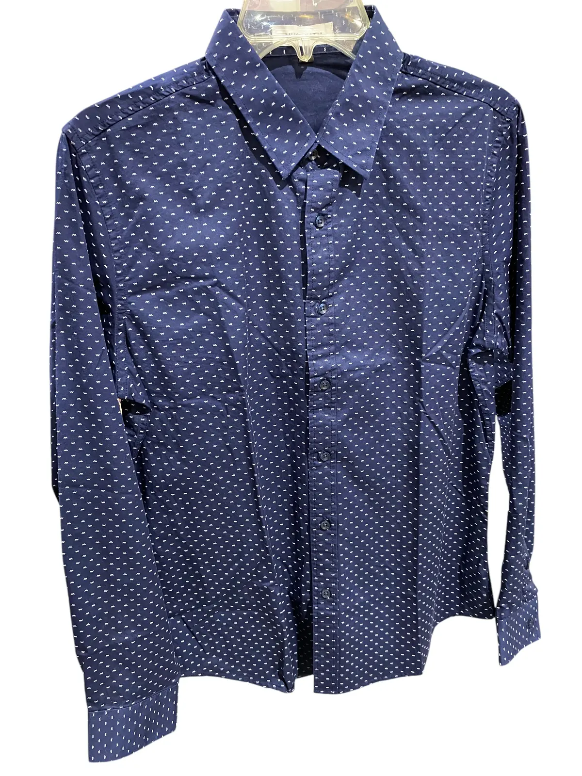 Men's, Muse Fath, Printed, Long Sleeve, Regular Fit, Dress Shirt 1