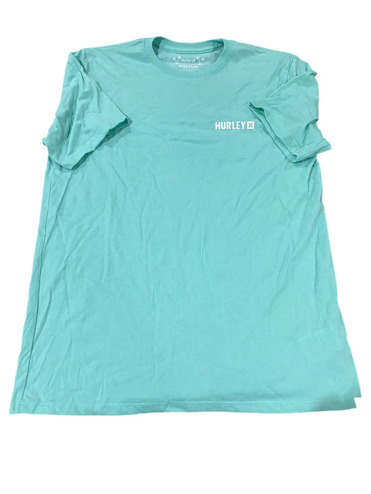 Hurley, Men's, Four, Corners, Short, Sleeve, T-Shirt, Teal 1
