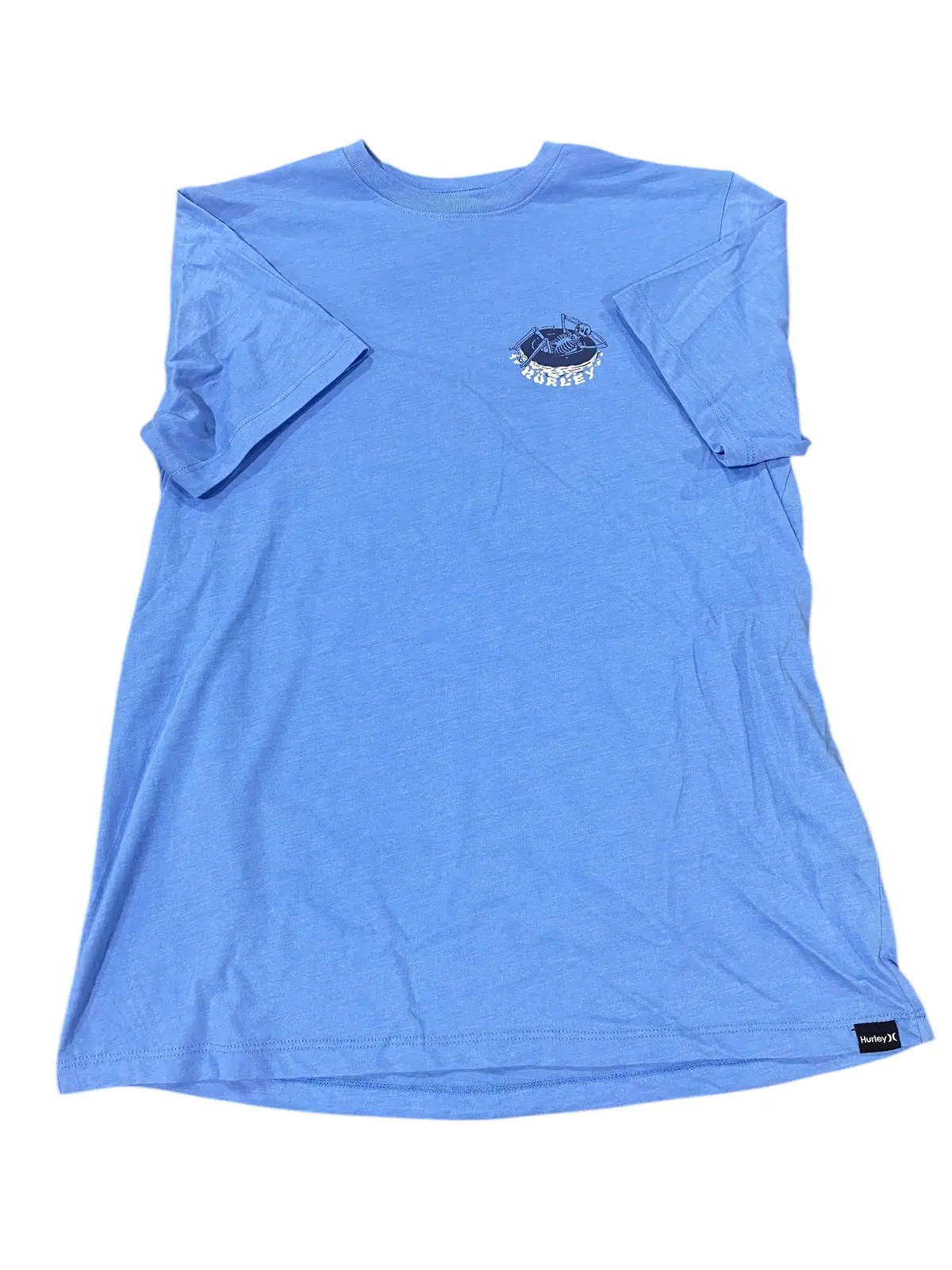 Hurley, Men's, Floatin, Short, Sleeve, T-Shirt, Blue 1
