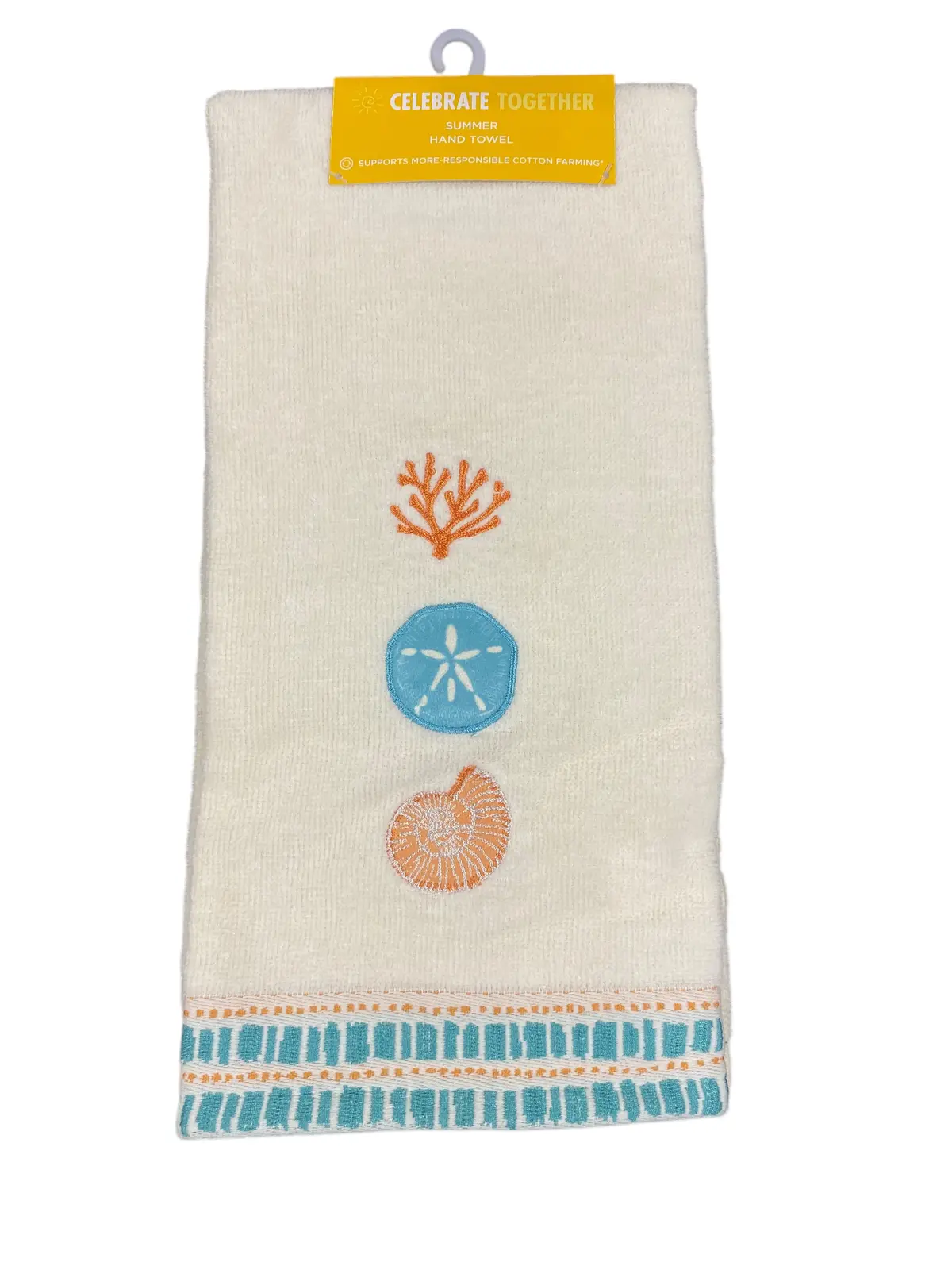 Summer, Sea, Shells, Hand, Towel 1