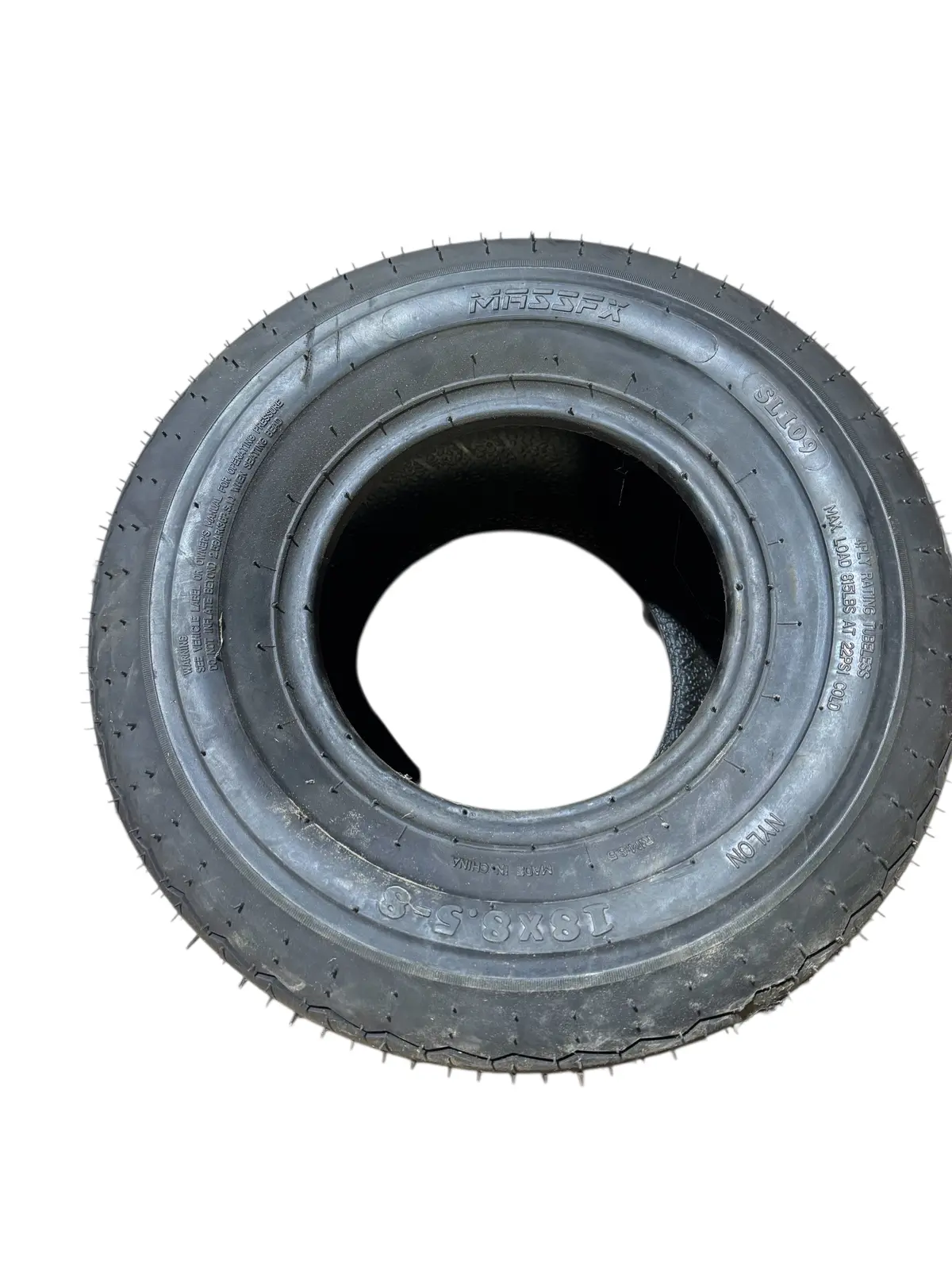 Massfx, Sl109, 18X8.5-8, Golf Cart, Turf Tire, 4 Ply With 6Mm Tread Depth 1