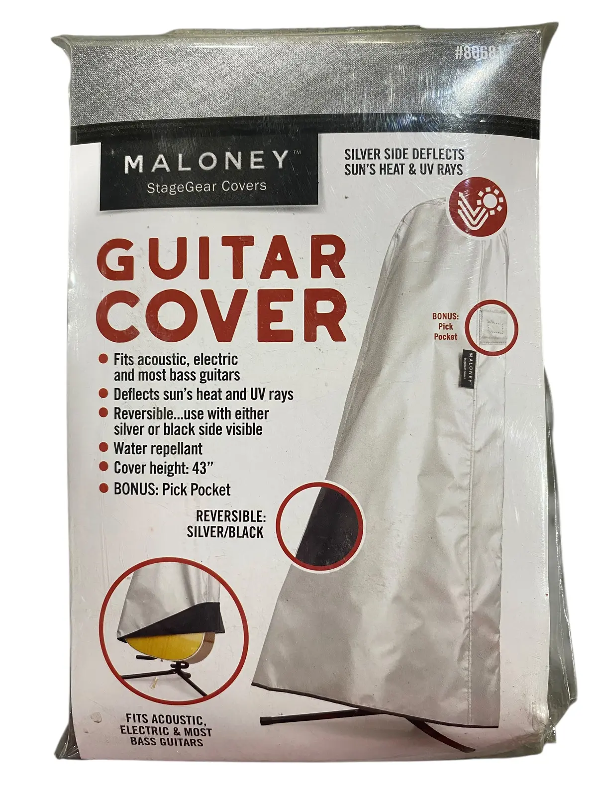 Maloney, 80681, Guitar Cover, Acoustic, Electric, Bass Guitar 1
