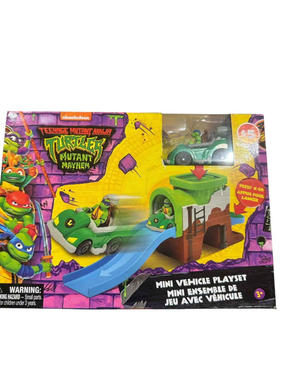 Teenage Mutant Ninja Turtles, Mutant Mayhem, Mini Vehicle Playset 1
