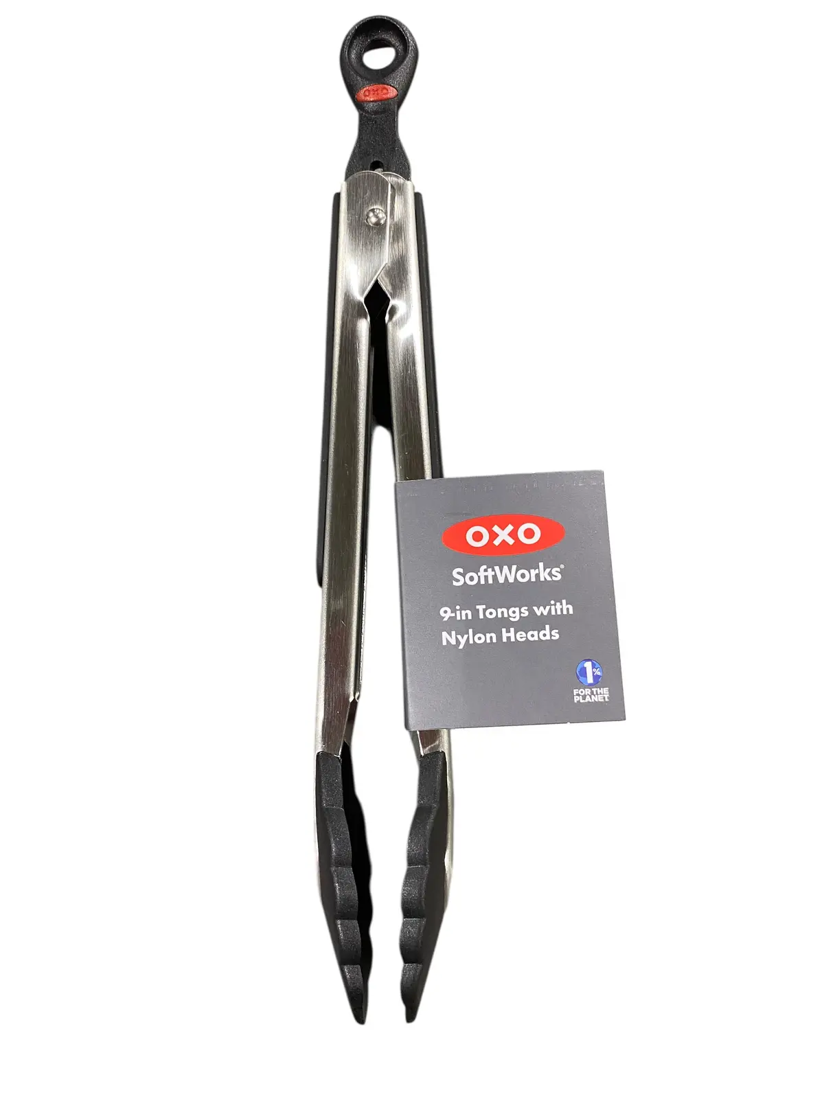 Oxo, Softworks, 9", Locking Tongs, Nylon Heads 1