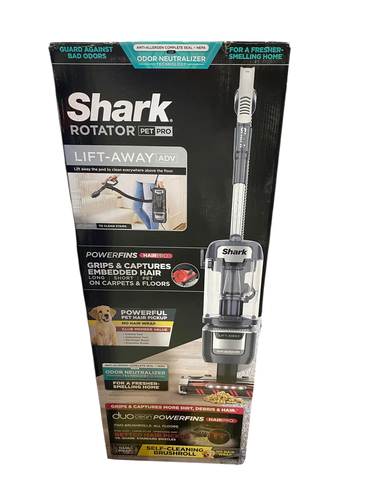 Shark, Rotator Pet Pro Lift-Away, Adv, Upright Vacuum, Model La555 1