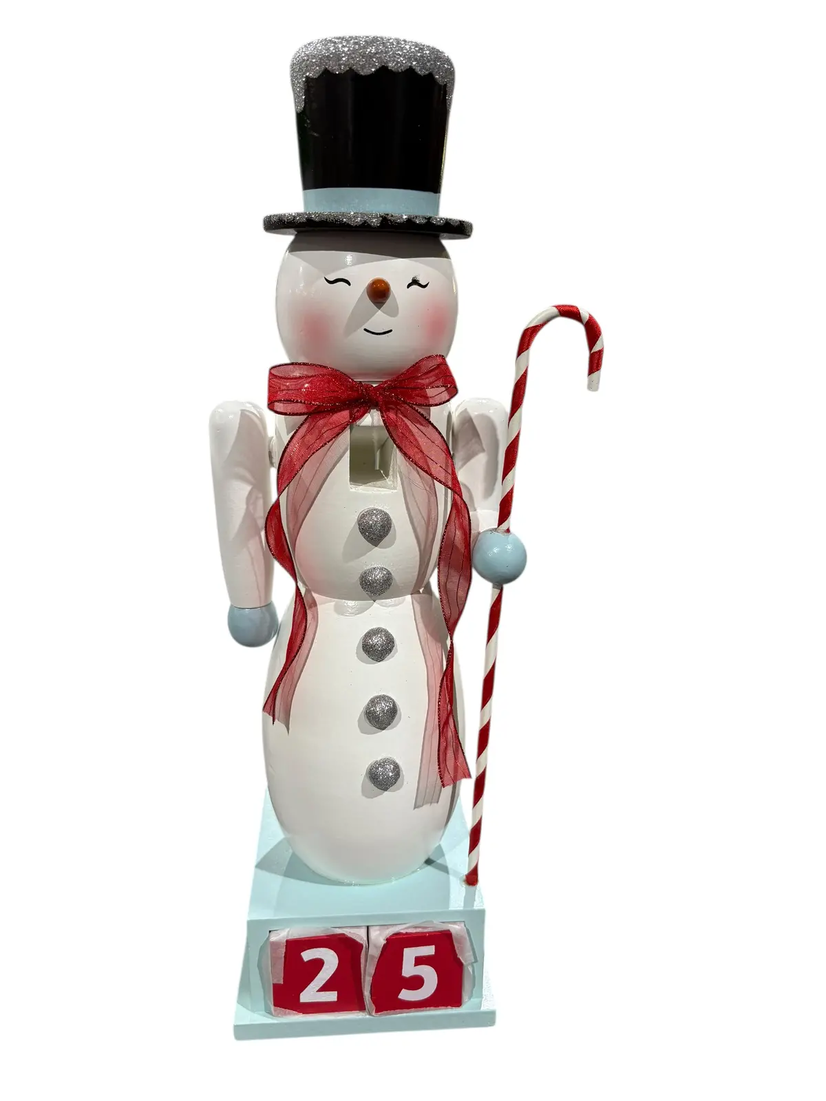 Hallmark, Snowman, Christmas Countdown, Nutcracker Figurine, 15" 1