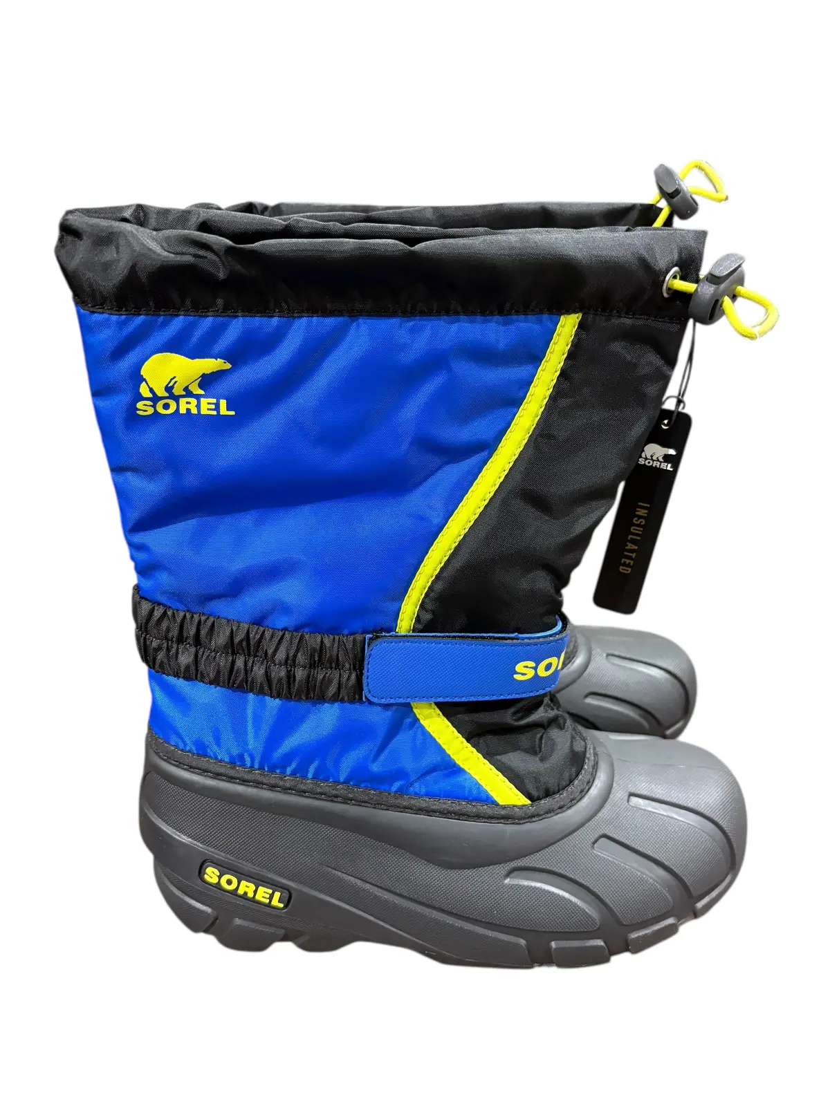 Sorel, Youth, Flurry, Boot, Black/Blue 1