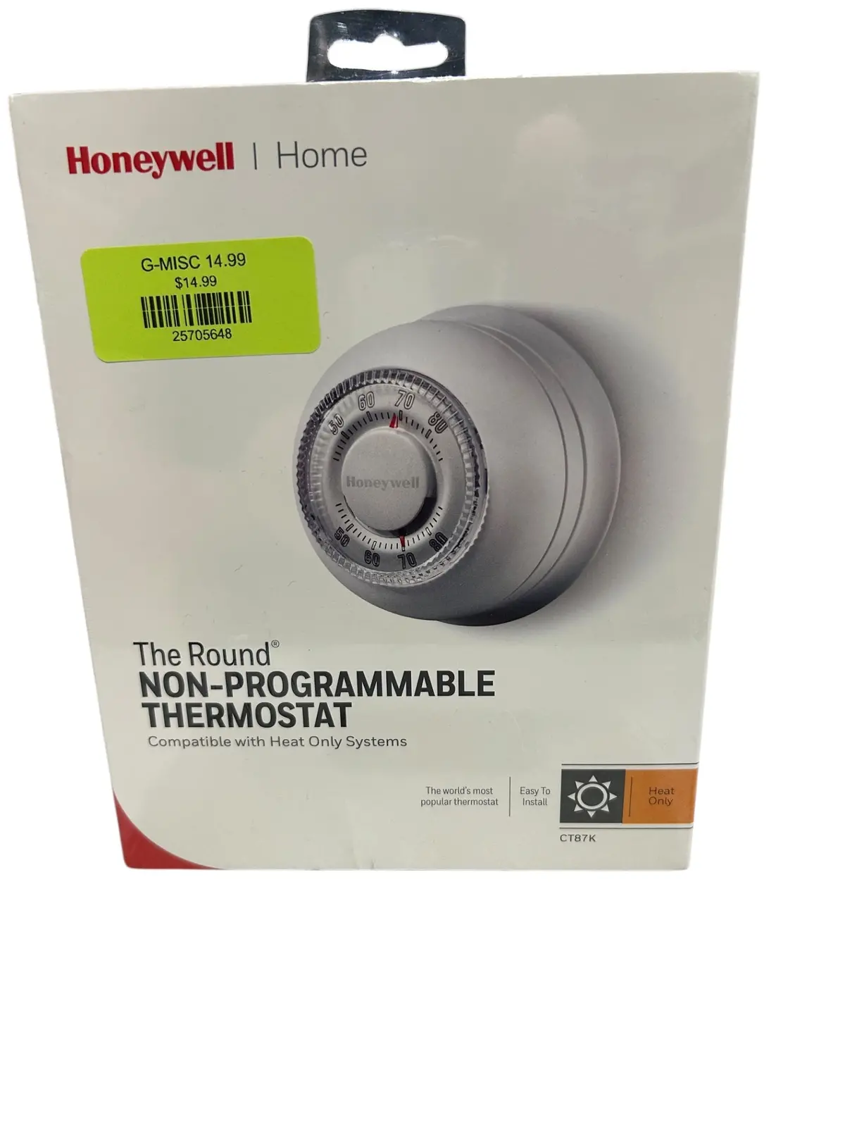 Honeywell Honeywell Home Manual Heat Only Thermostat 1