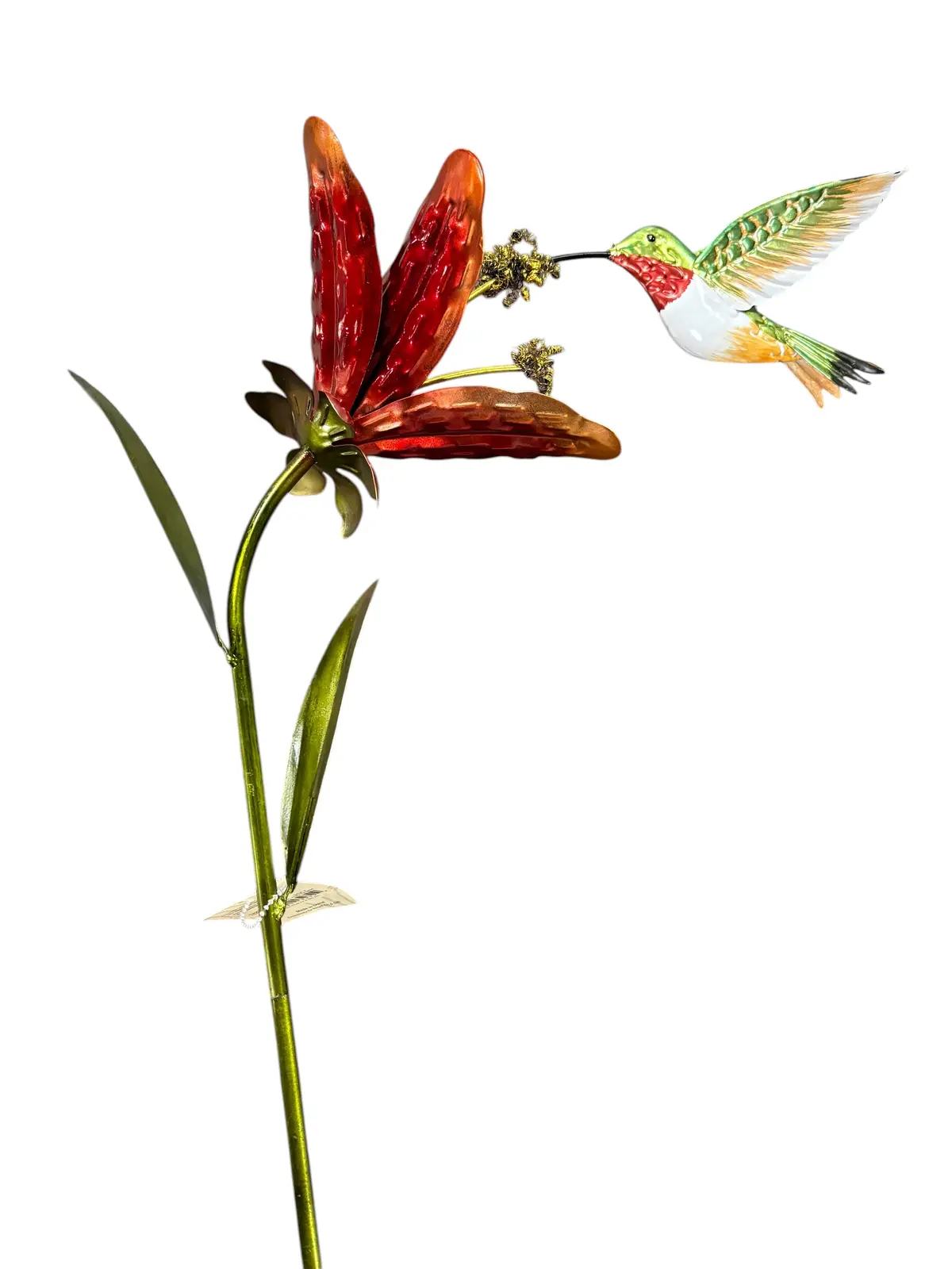 Regal Art, Hummingbird, Flower Stake, Ruby Throated, 44" 1