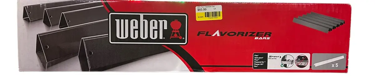Weber Replacement Flavorizer Bars, 22.5" For Weber Gas Grills 1