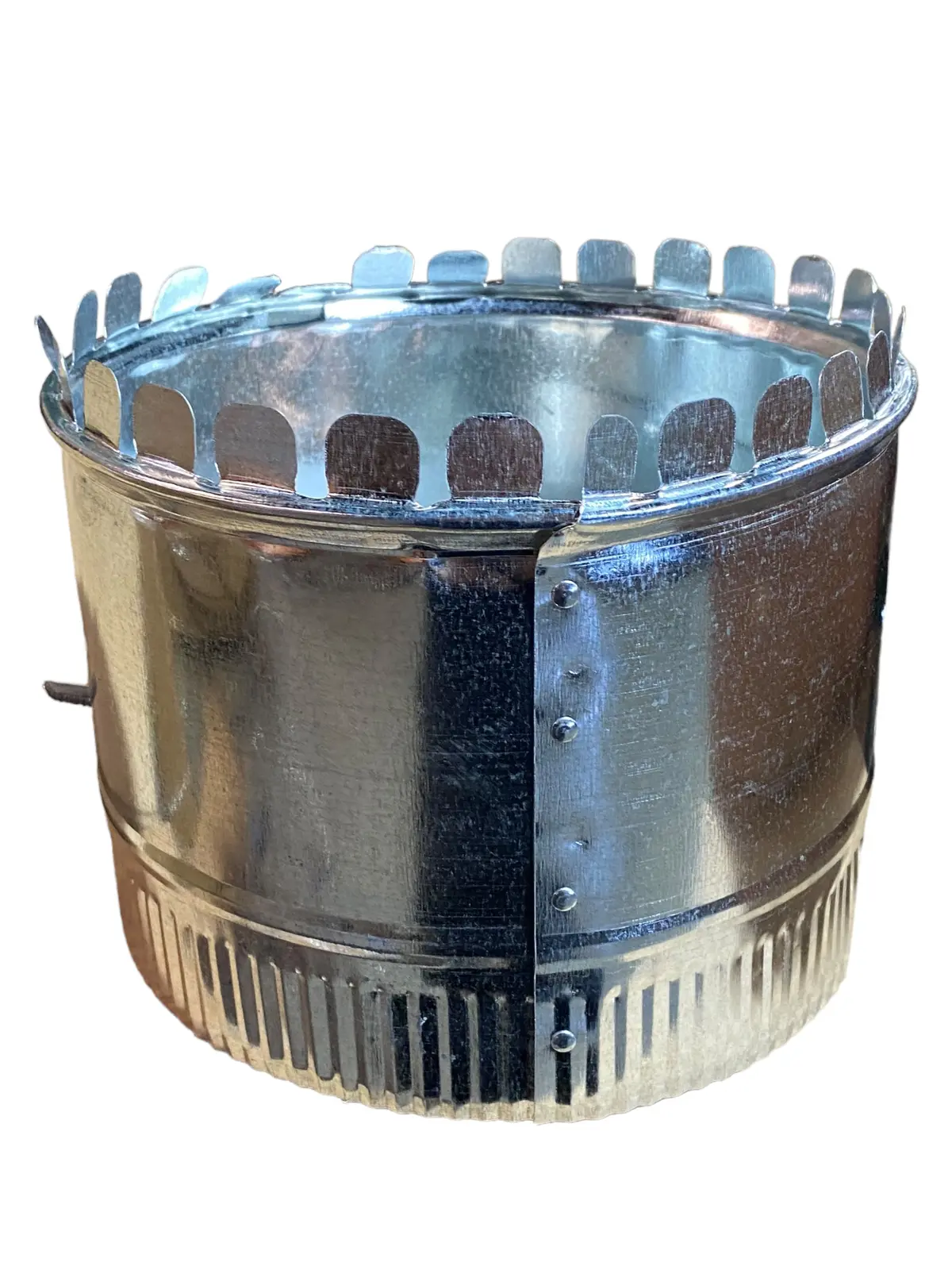 Heating & Cooling Products, 12700800Z, 8" Start Collar, With 6 Damper, Galvanized, Steel 1