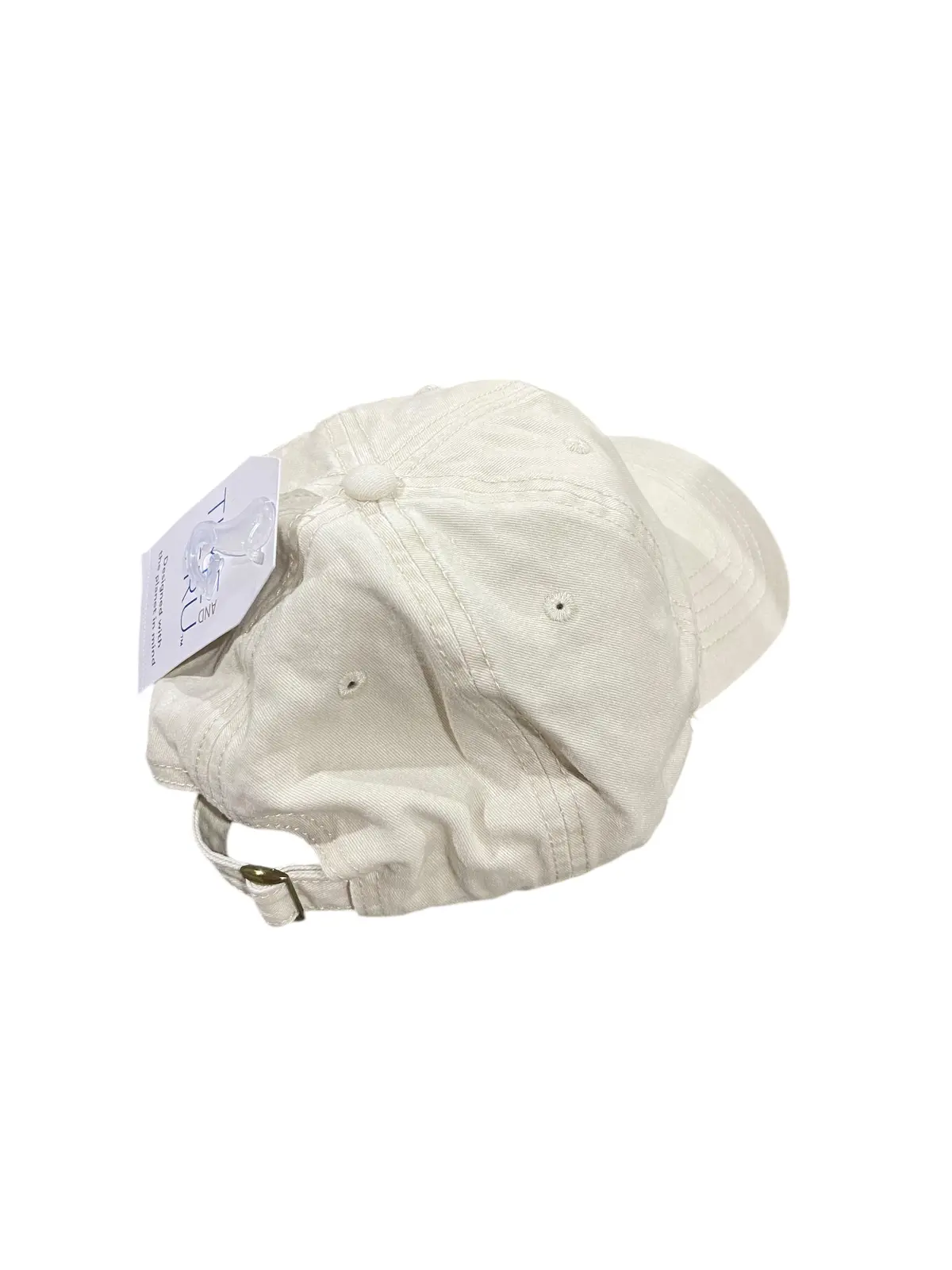 Time And Tru, Women's, Washed, Cotton, Twill, Baseball, Hat, Khaki 2