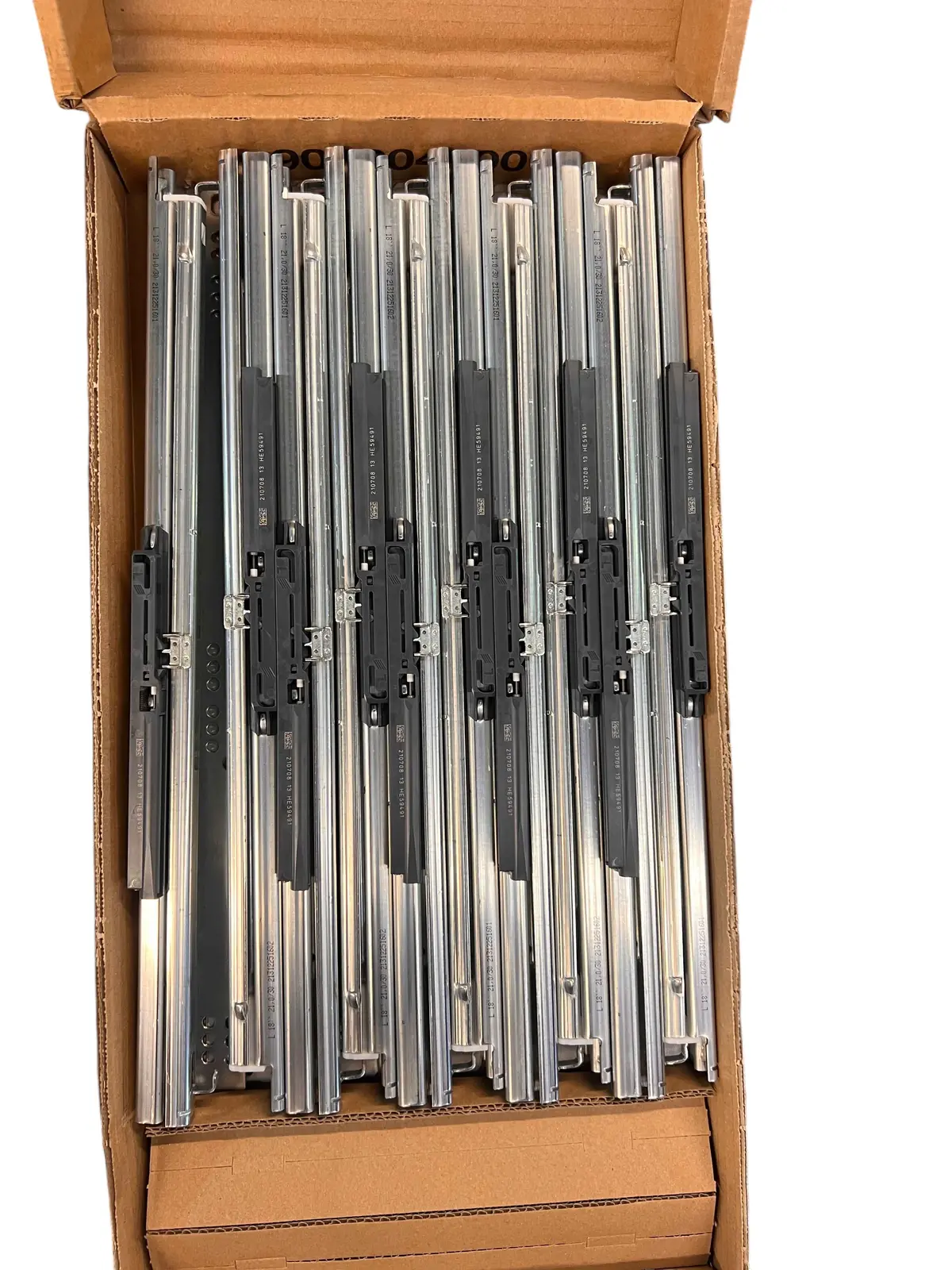 (10 Sets) Hettich, Quadro V6 Silent System, Sfd Fl/18" Drawer Slides 1
