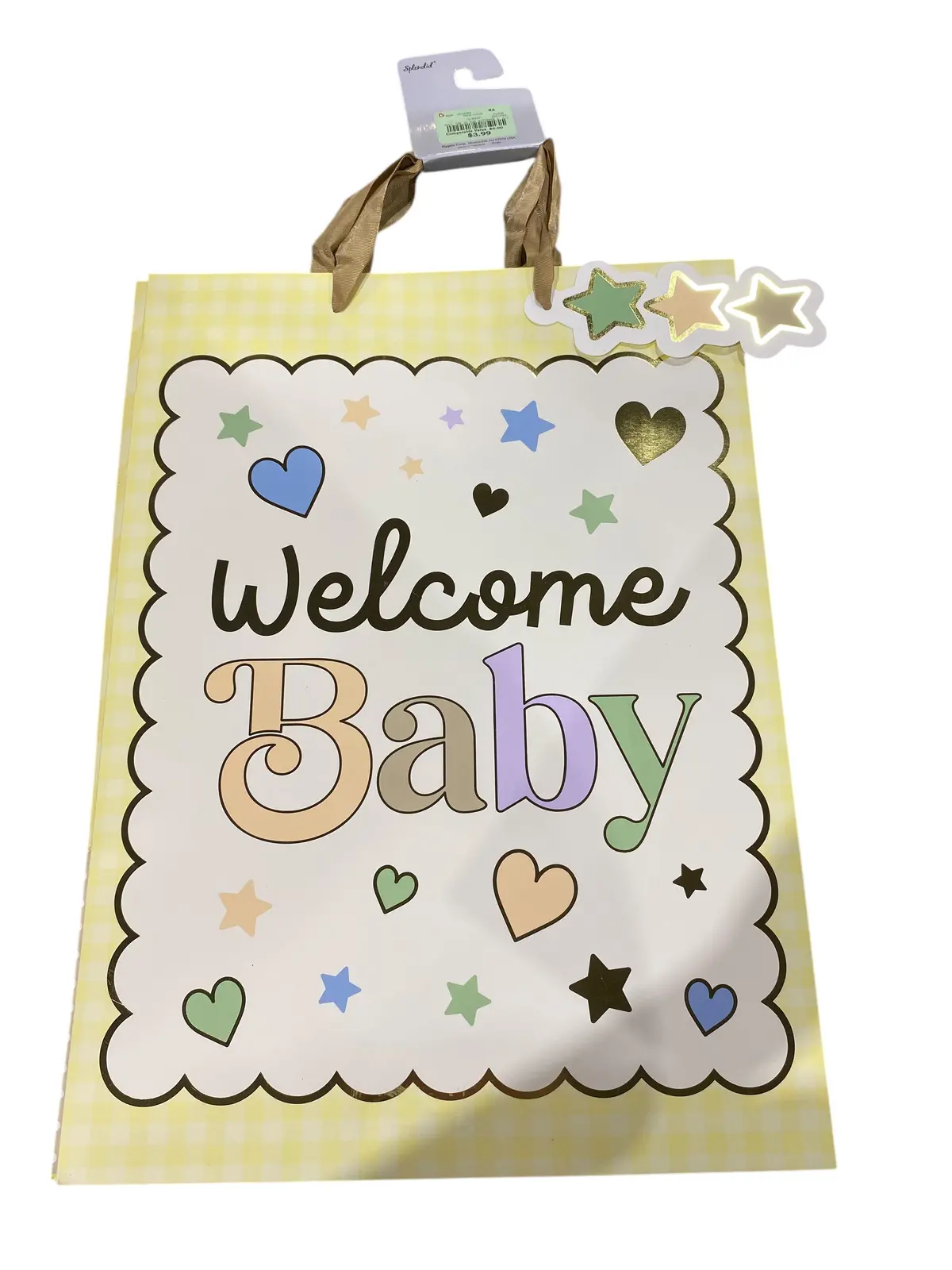 Splendid, Welcome Baby, Gift Bags, Set Of 2 1