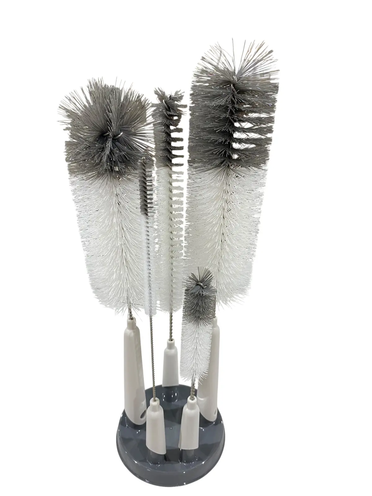 Mr. Siga, 5 Piece, Bottle Cleaning Brush Set, Storage Holder 1