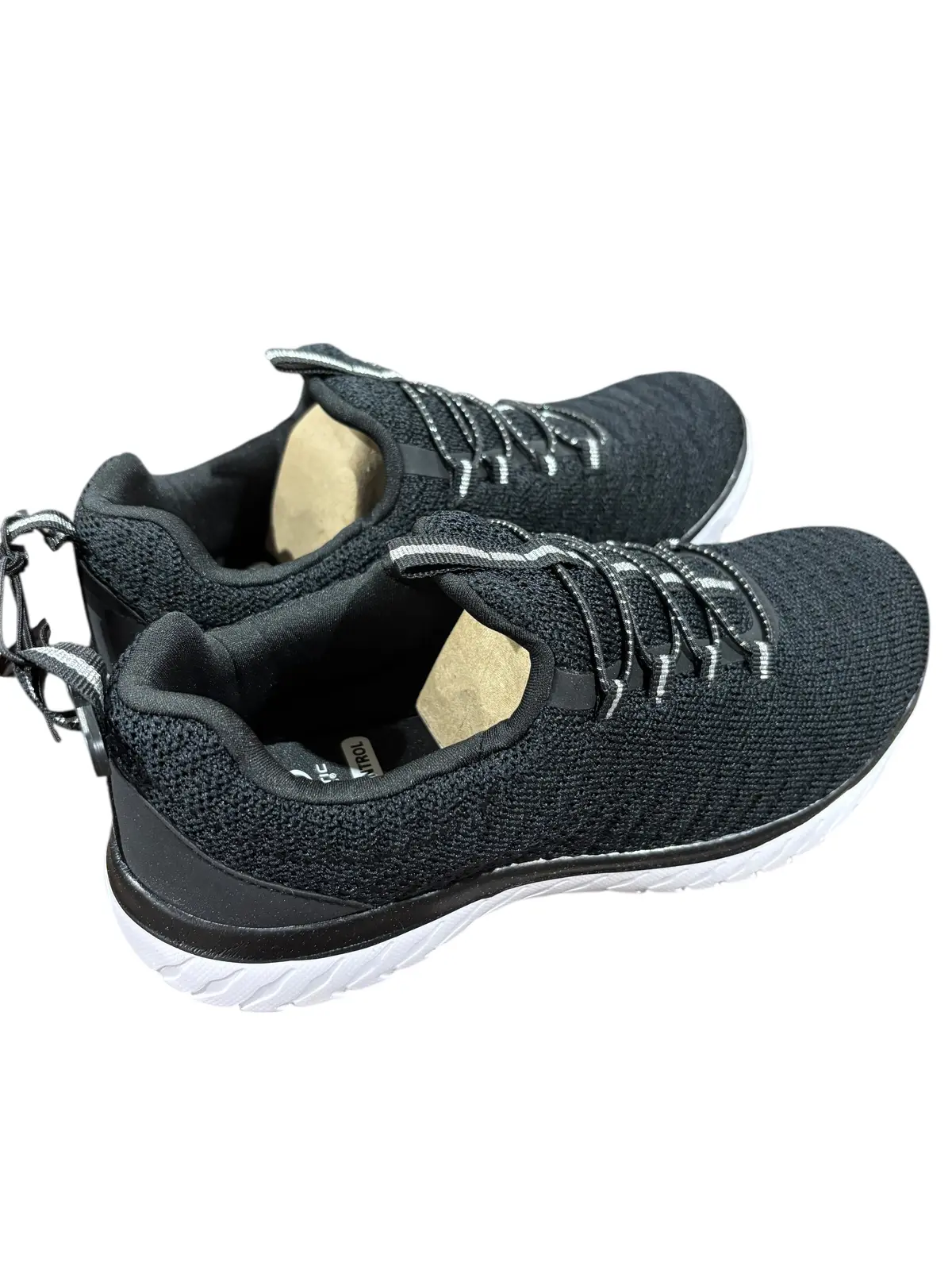 Athletic Works, Women's, Bungee, Slip On, Sneakers, Black, Size 6.5 1