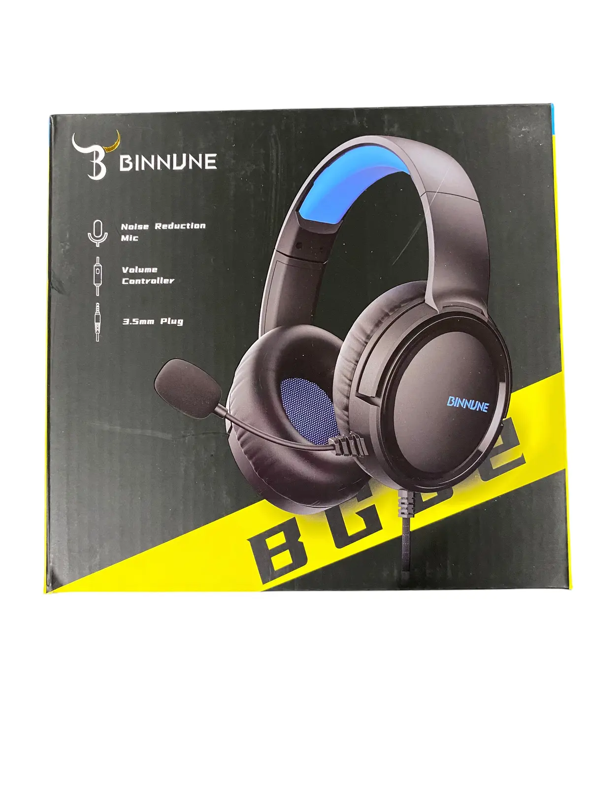 Binnune, Gaming, Headset, Mic, Xbox Series, Xs, Xbox One, Ps4, Ps5, Pc, Ns, Wired, Gamer, Headphones, Microphone 1