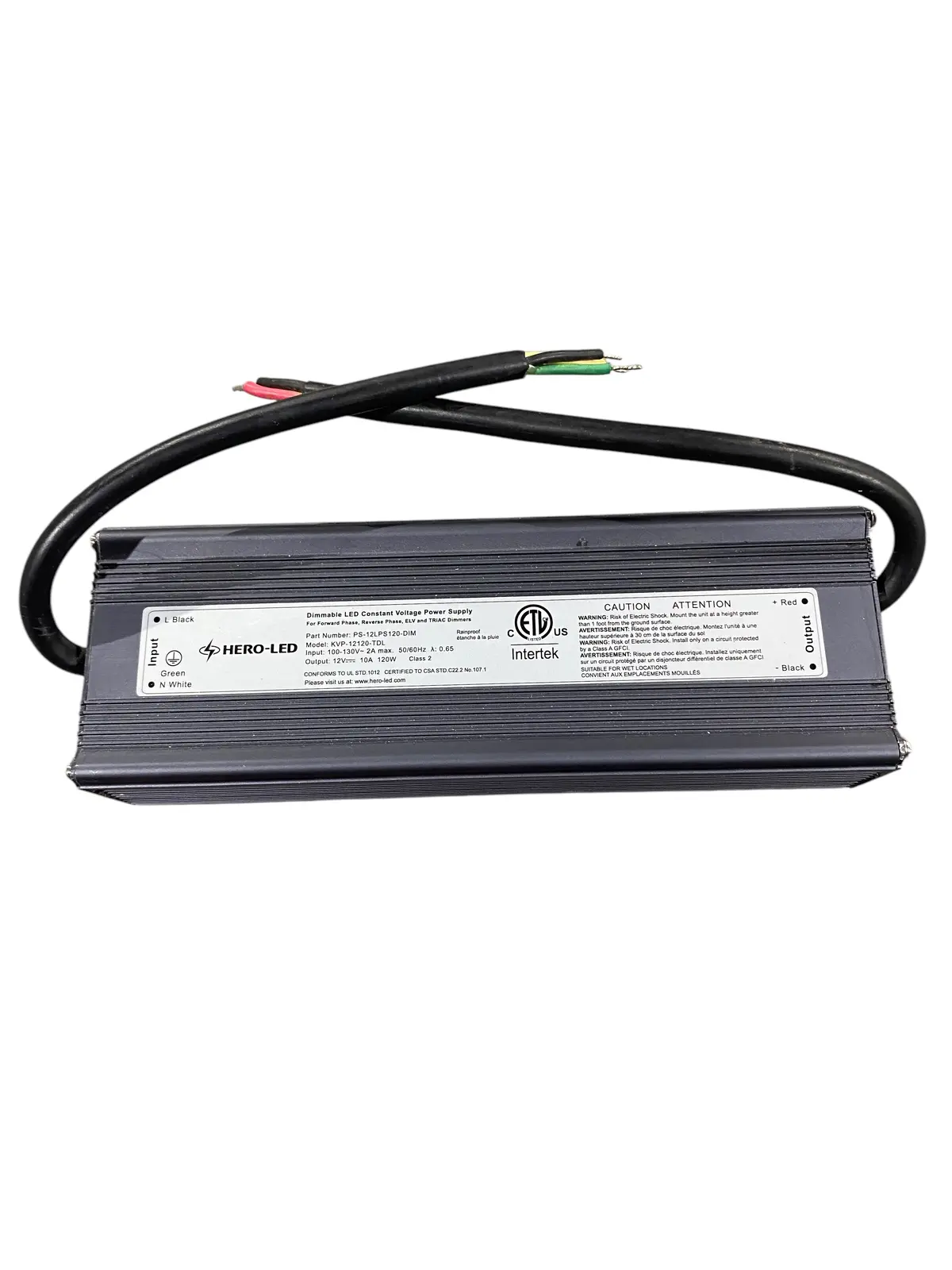 Hero-Led, Constant Voltage Power Supply, Ps-12Lps120-Dim 1