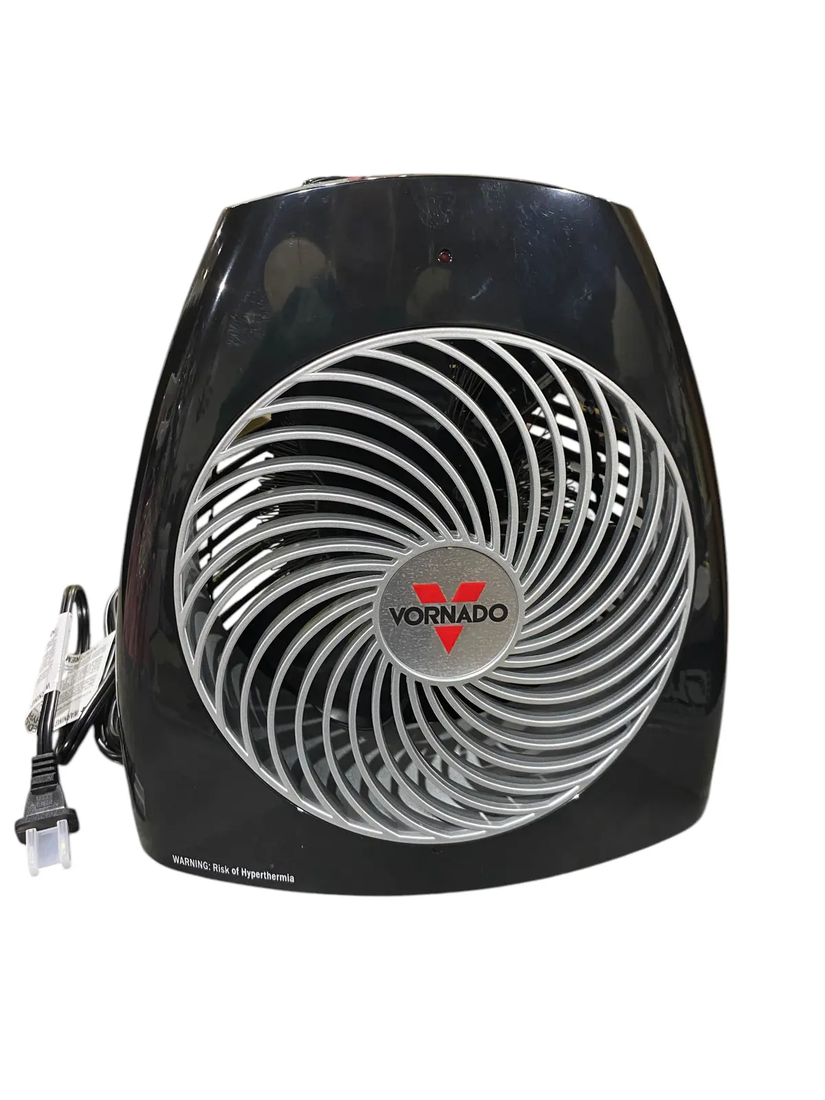Vornado, Mvh, Space Heater, Black, 3 Heat Settings, Adjustable Thermostat, Tip-Over Protection, Auto Safety Shut-Off System, Indoor Use, Whole Room 1