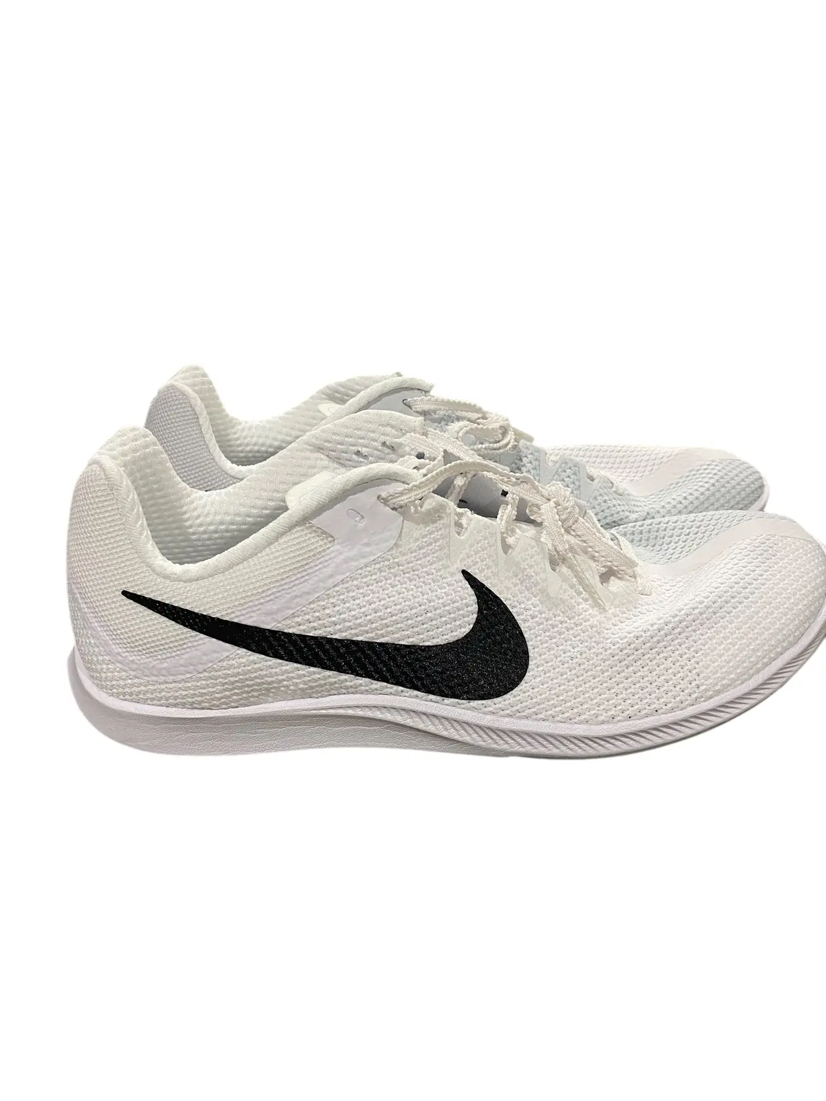 Nike, Zoom Rival Distance, Track, Field, Shoes, Men 9, Women's 10.5, White/Black 1