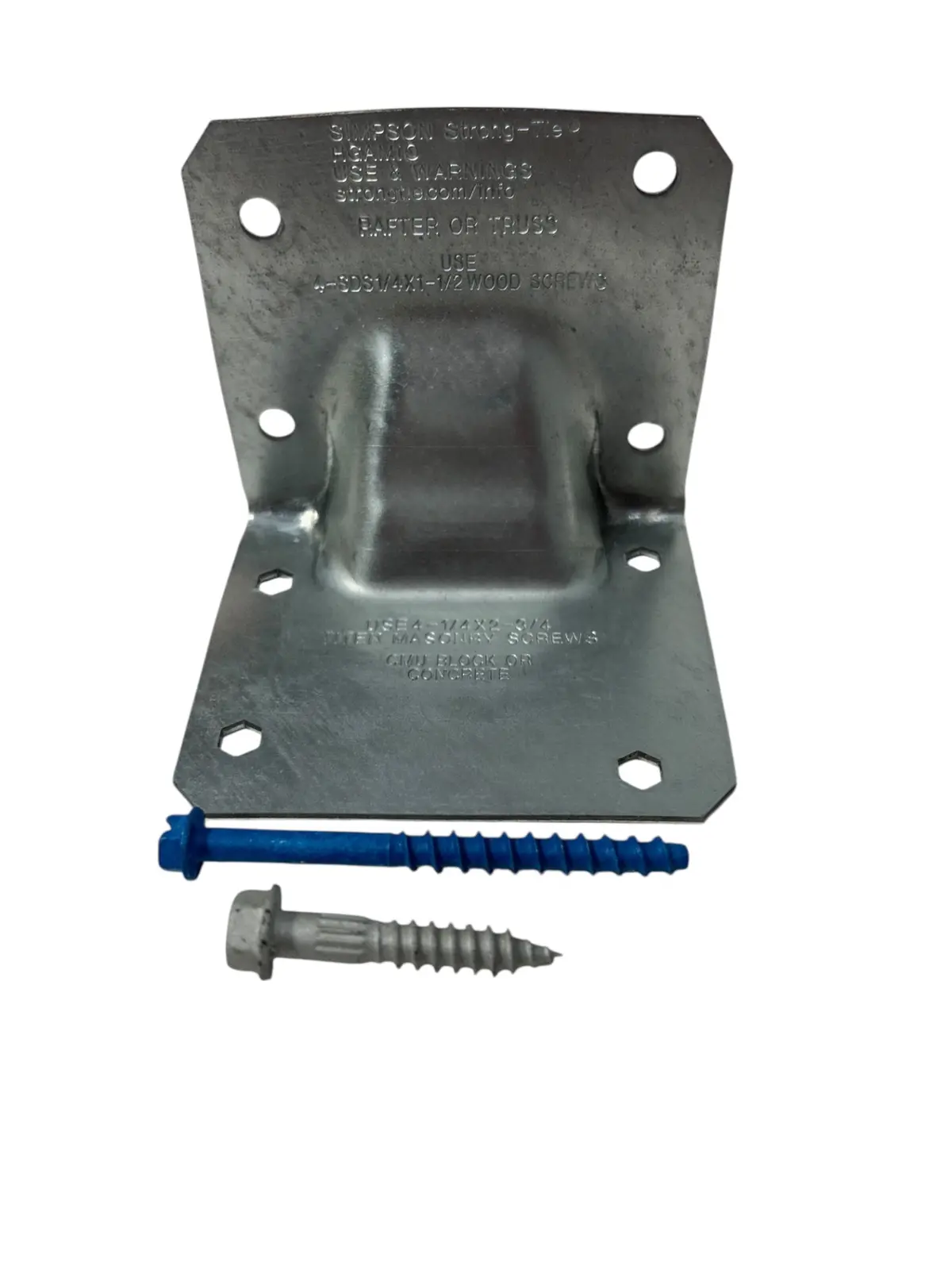 Simpson Strong‑Tie Hgam10kta, Gable Truss Clip, Wood‑To‑Masonry Bracket With Screws (10‑Pack) 1