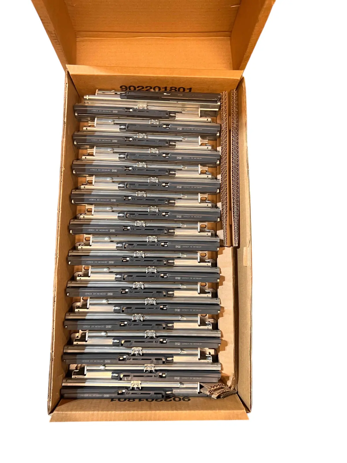 (10 Sets) Hettich, Quadro V6, 30 Sfd Fl/9", Iw21, Cabinet Drawer Slides 1