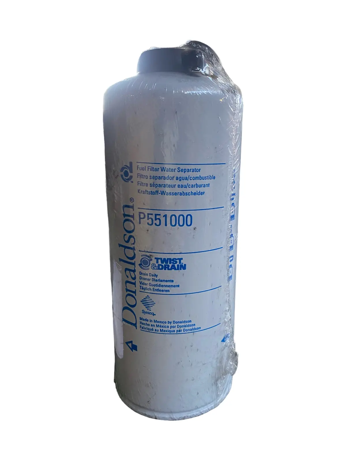 Donaldson, P551000, Spin On, Twist & Drain, Water Seperator, Fuel Filter (New No Box) 1