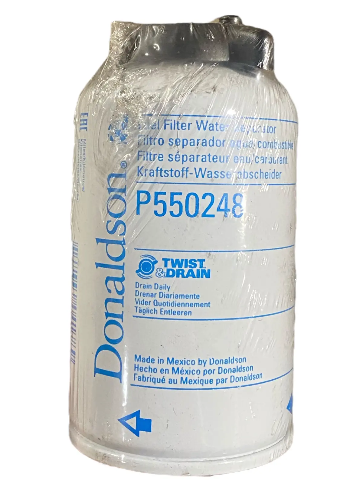 Donaldson, P550248, Spin On, Twist & Drain, Water Seperator, Fuel Filter (New No Box) 1
