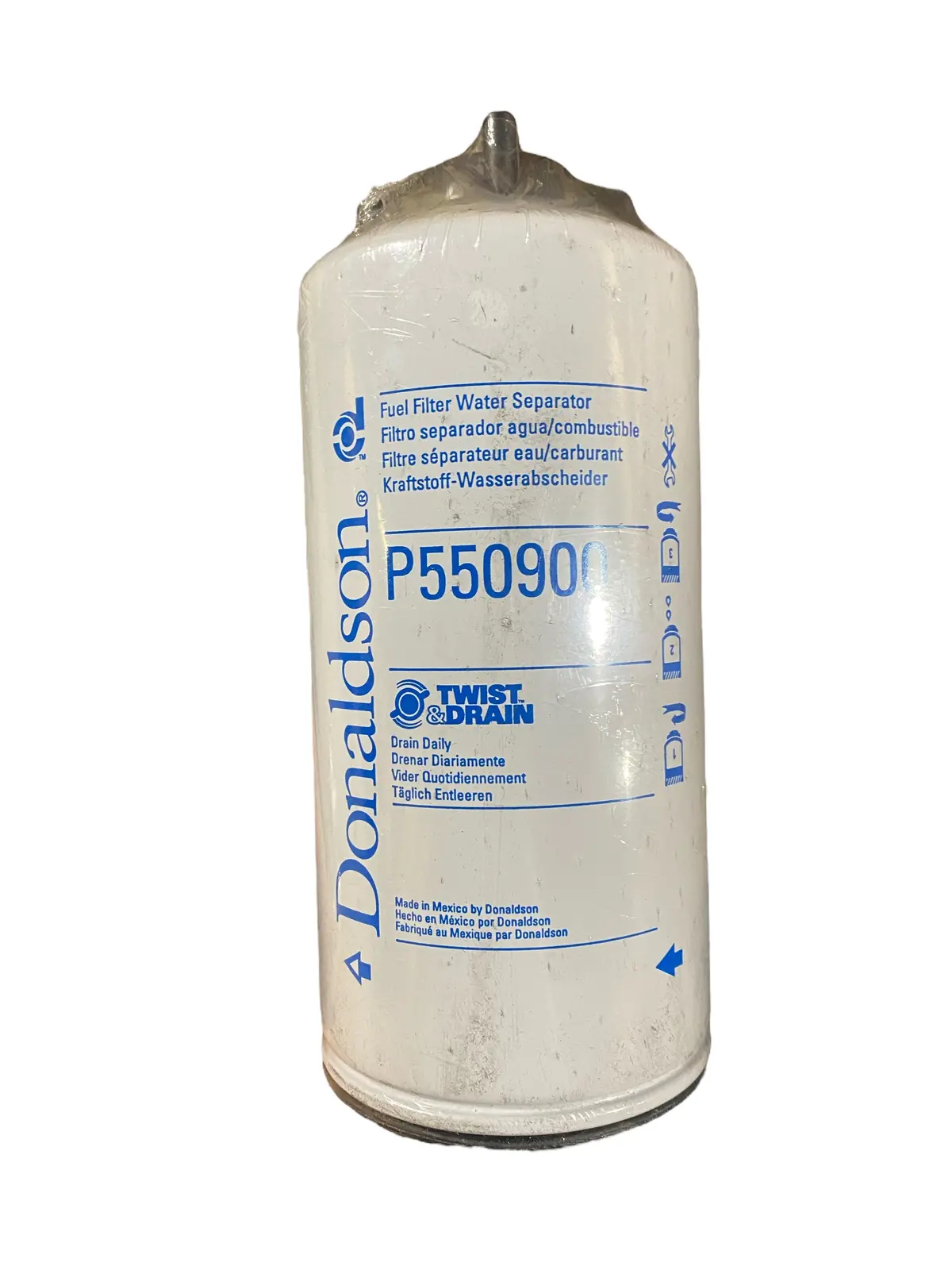 Donaldson, P550900, Spin On, Twist & Drain, Water Seperator, Fuel Filter (New No Box) 1