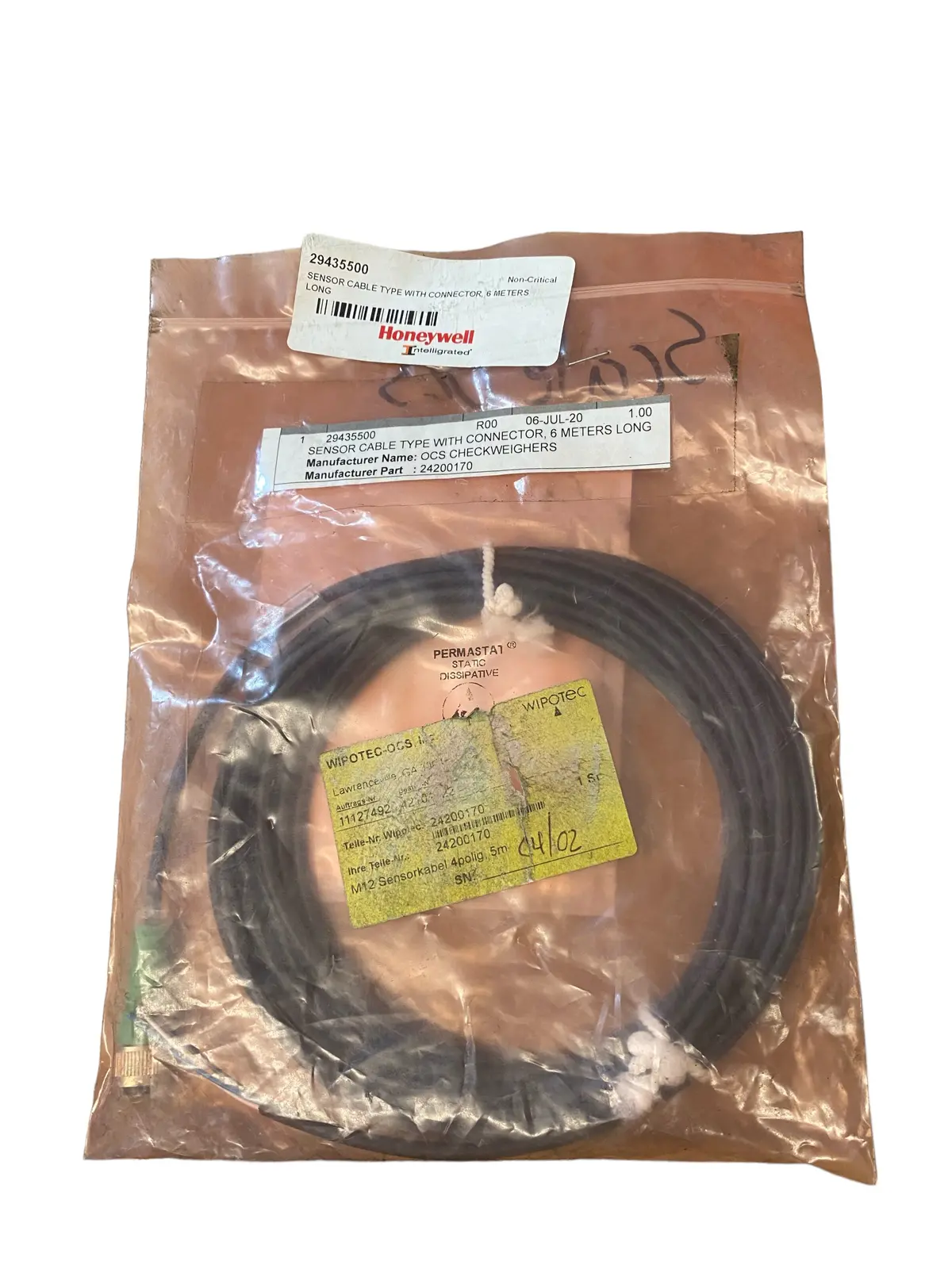 Ocs Checkweighers, 24200170, Sensor Cable 1