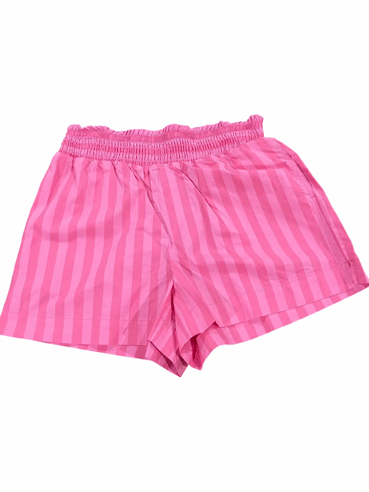 A New Day, Women's, High-Rise, Linen, Pull-On, Shorts, Pink, Striped 1