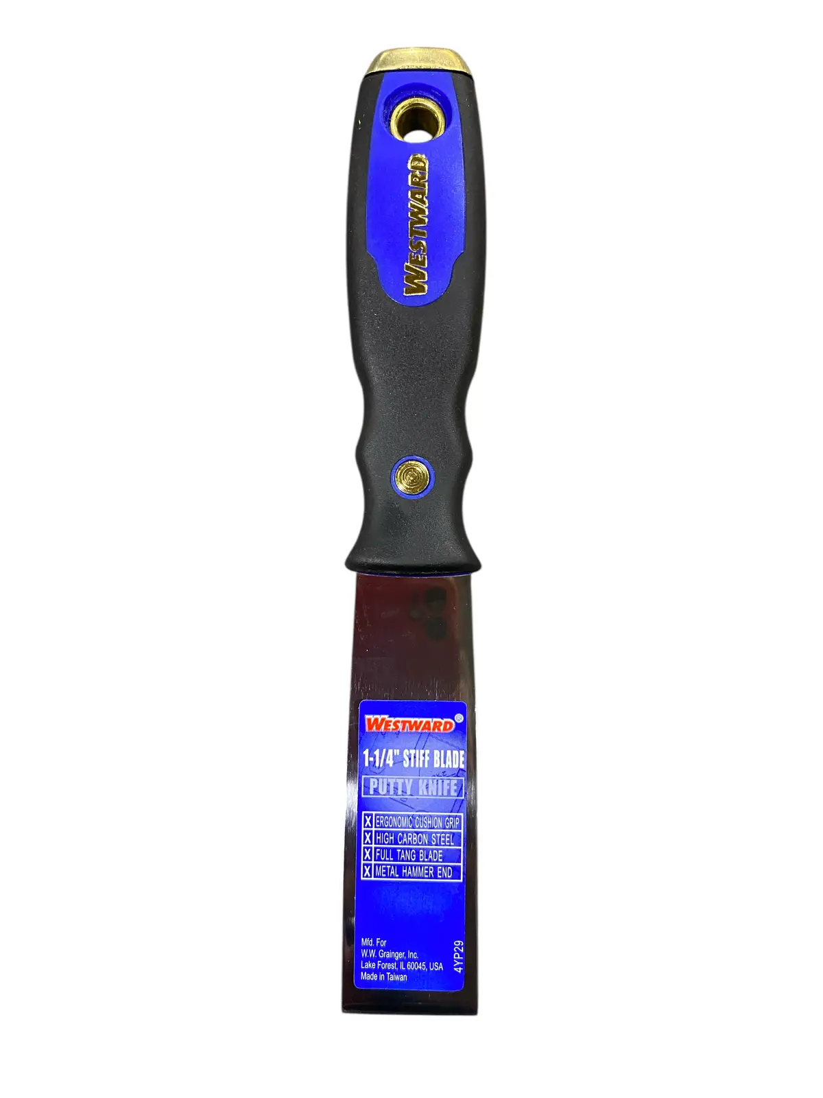 Westward, Putty Knife, 1-1/4", Stiff Blade, 4Yp29 1