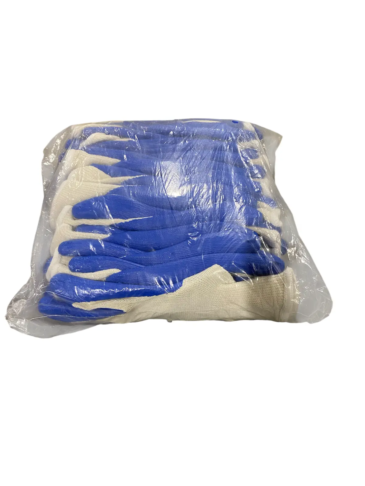 Latex Coated, String Knit, Industrial Gloves, Large, Pack Of 12 1